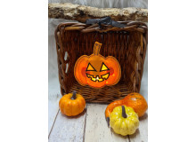 Stickdatei ITH - Halloween Laterne Kürbis inkl. Süßigkeitenverstecker